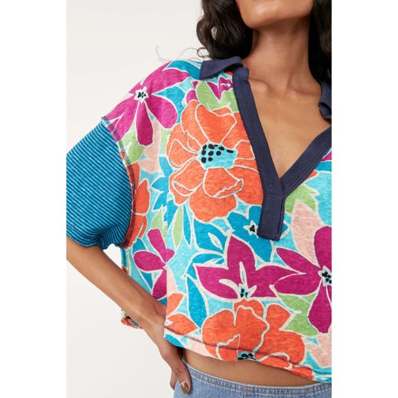 Free People Tops - 🎉LAST CHANCE🎉 NWT Free People On A Boat Polo / Coastal Combo